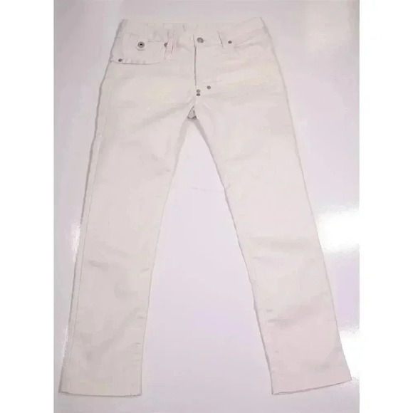 Katharine Hamnett London White Slim Japanese Denim Jeans Men's Small 28x27 - Picture 2 of 6